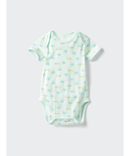 コットンメッシュボディスーツ