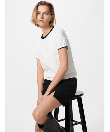 UVカットクルーネックセーター