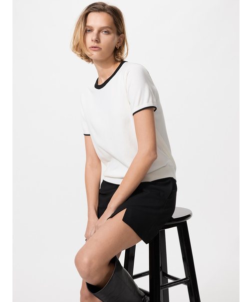 UVカットクルーネックセーター