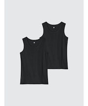コットンインナータンクトップ/2枚組