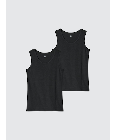 コットンインナータンクトップ/2枚組