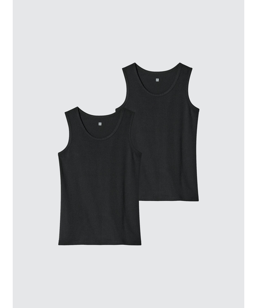 コットンインナータンクトップ/2枚組