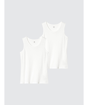 コットンインナータンクトップ/2枚組
