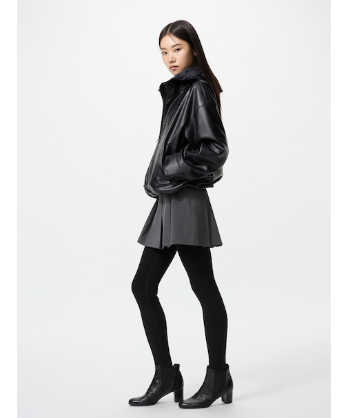 極暖ヒートテックコットンレギンス/10分丈