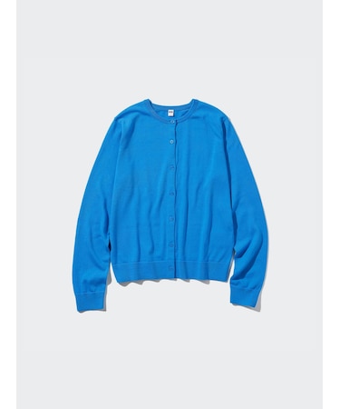 UVカットクルーネックカーディガン