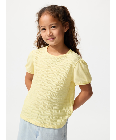 GIRLS パフスリーブTシャツ