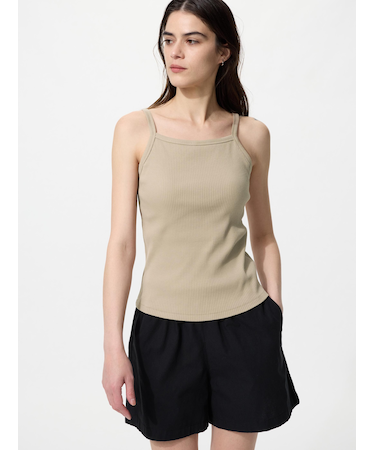 スクエアネックブラキャミソール