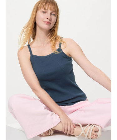 スクエアネックブラキャミソール