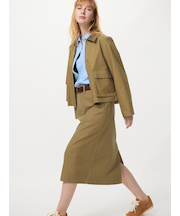 コットンミディスカート