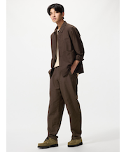 リネンブレンドイージーパンツ