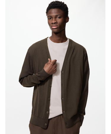 ニットVネックカーディガン