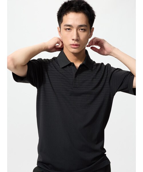 ユニクロ　ドライEXポロシャツ　black ドライEXポロシャツ｜ユニクロの通販｜&mall（アンドモール）三井