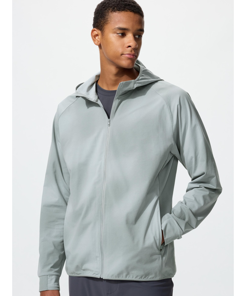 ドライEXUVカットフルジップパーカ/ガラ