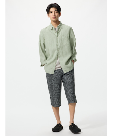 ステテコ/ボタニカル/前開き