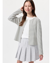 GIRLS ソフトリブカーディガン