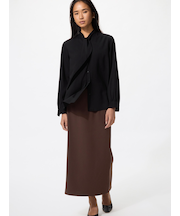 クレープジャージーナロースカート