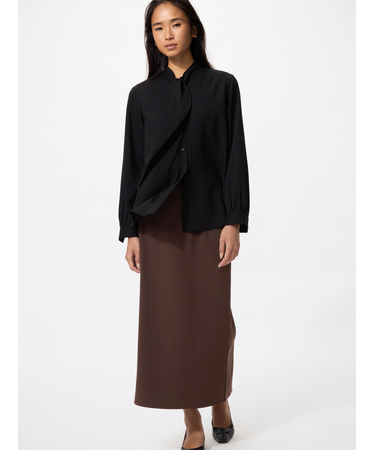 クレープジャージーナロースカート