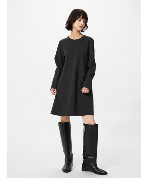 ジャージーAラインワンピース