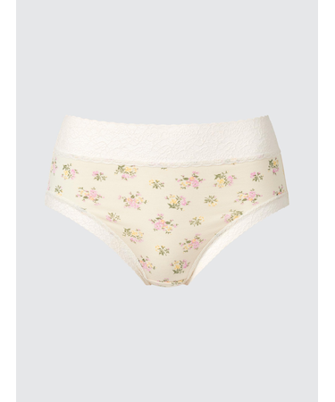 ソフトモダールショーツ/ジャストウエスト/ワイドレース