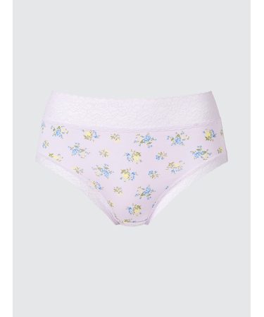 ソフトモダールショーツ/ジャストウエスト/ワイドレース