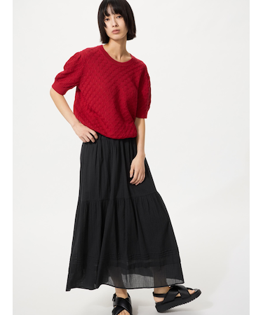 ティアードマキシスカート