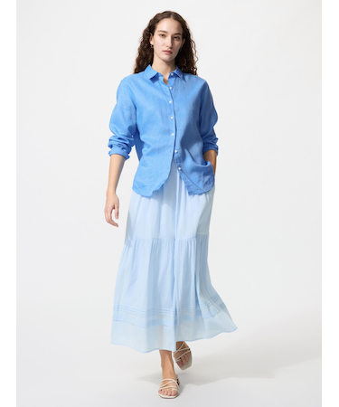 ティアードマキシスカート