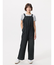 GIRLS リネンブレンドサロペット