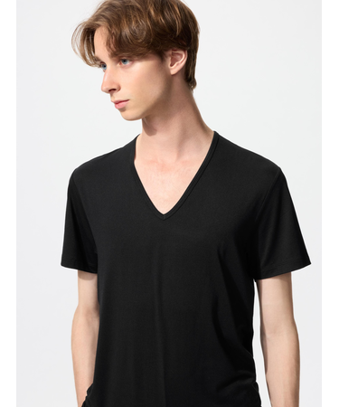 ヒートテックVネックT