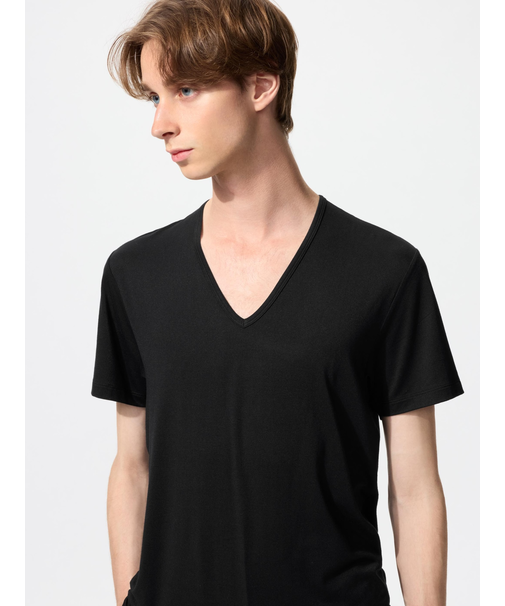 ヒートテックVネックT