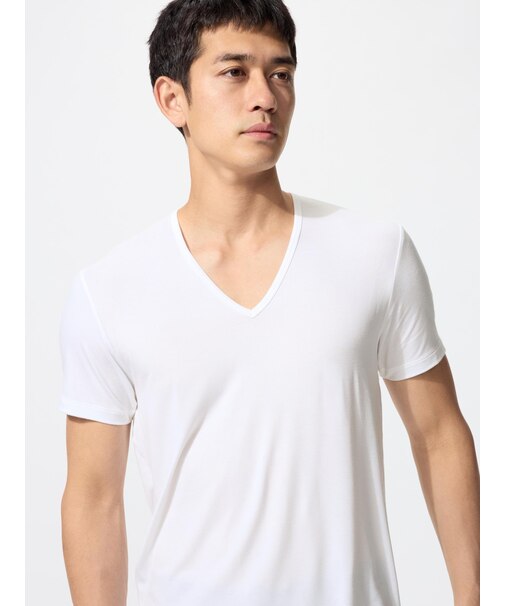 ヒートテックVネックT