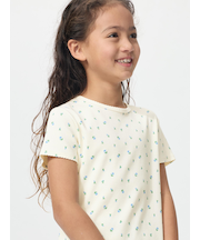 GIRLS リブTシャツ