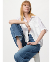 プレミアムリネンスキッパーボクシーシャツ