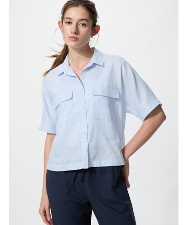 プレミアムリネンスキッパーボクシーシャツ