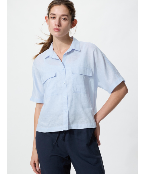 プレミアムリネンスキッパーボクシーシャツ