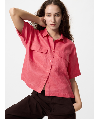 プレミアムリネンスキッパーボクシーシャツ