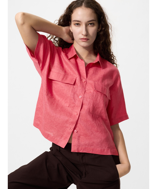 プレミアムリネンスキッパーボクシーシャツ