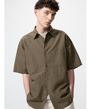 コットンリネンシャツ