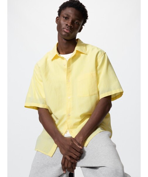 コットンリネンシャツ