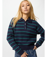 スムースコットンポロセーター