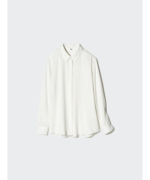 レーヨンブラウス/ストライプ