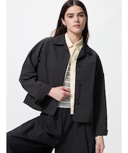 オープンカラーショートジャケット