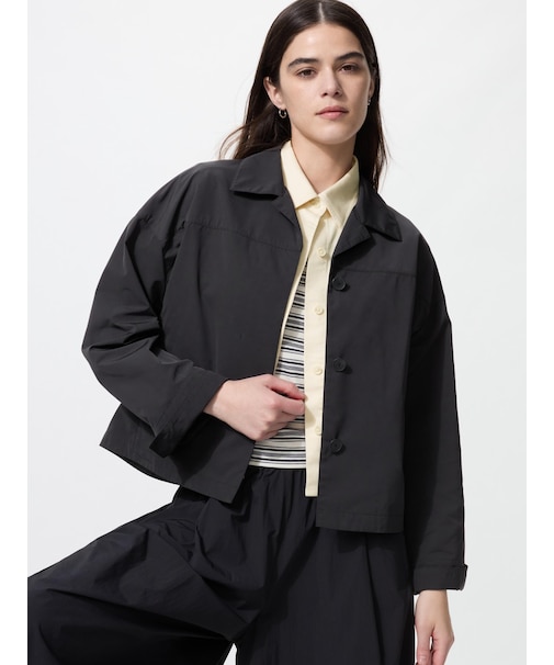 オープンカラーショートジャケット