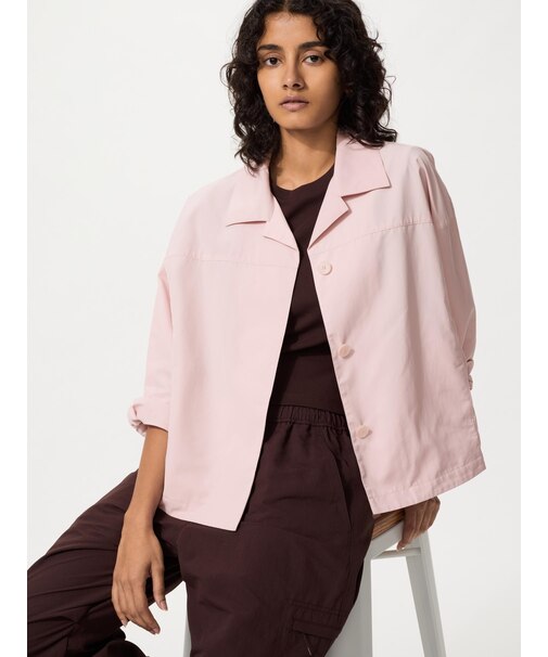 オープンカラーショートジャケット