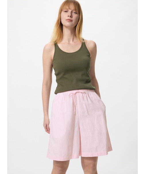 リネンブレンドイージーショートパンツ