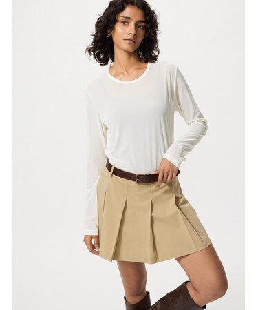 シアーメッシュクルーネックT