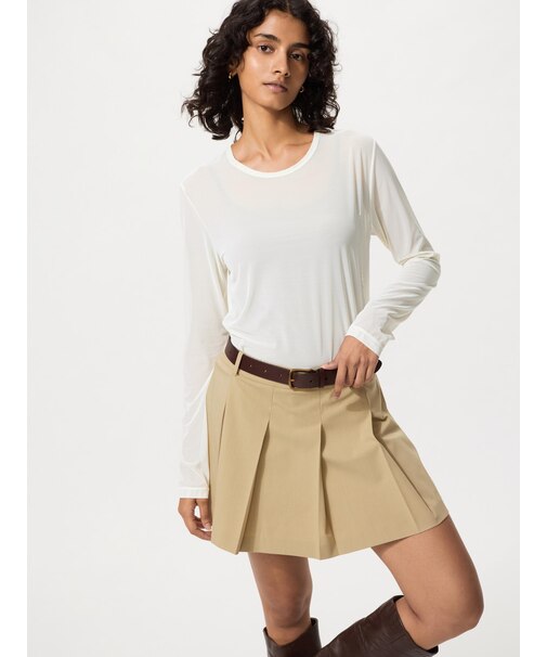 シアーメッシュクルーネックT