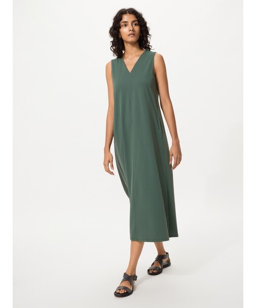 ウルトラストレッチVネックワンピース/ノースリーブ