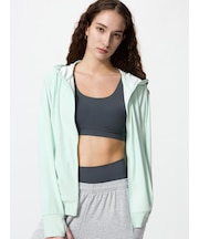 エアリズムUVカットメッシュフルジップパーカ