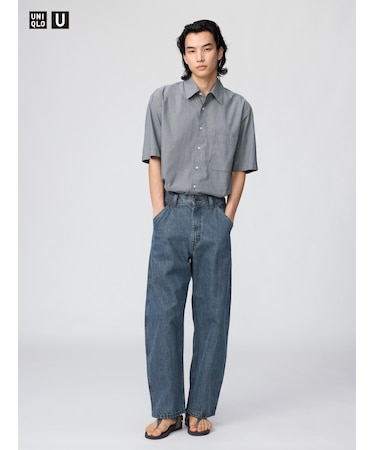 ワイドテーパードジーンズ