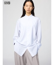 スタンドカラーシャツ